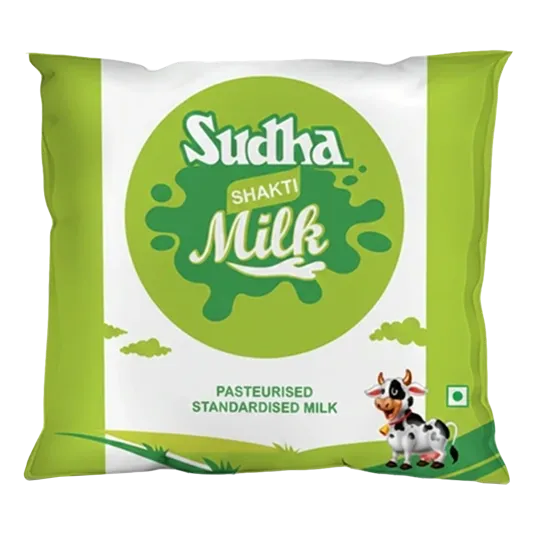 Sudha Shakti Pasteurized Milk | 500 ml | Pack of 1