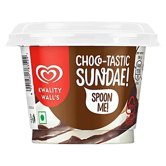 Kwality Walls Choco Tastic Sundae - 100ml