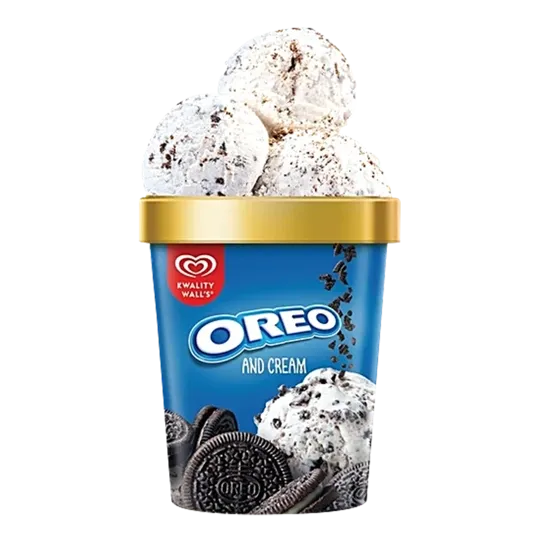 Kwality Walls Oreo And Cream Tub - 700ml
