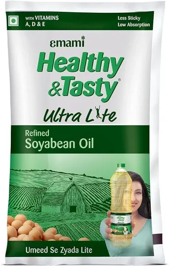 Emami Healthy & Tasty Ultra Lite Refined Soyabean Oil - 730g
