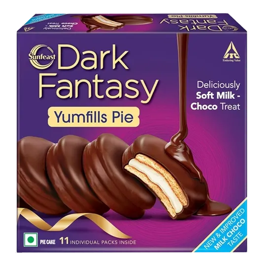 Sunfeast Dark Fantasy Yumfills Pie | 242g | Pack of 1