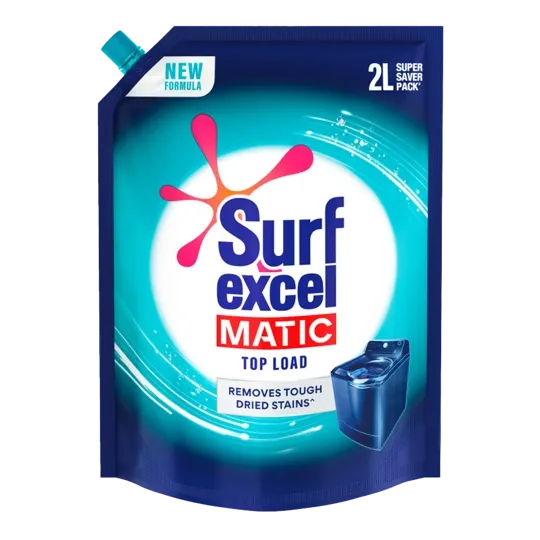 Surf Excel Matic Top Load Liquid Detergent Pouch | 2L | Pack of 1