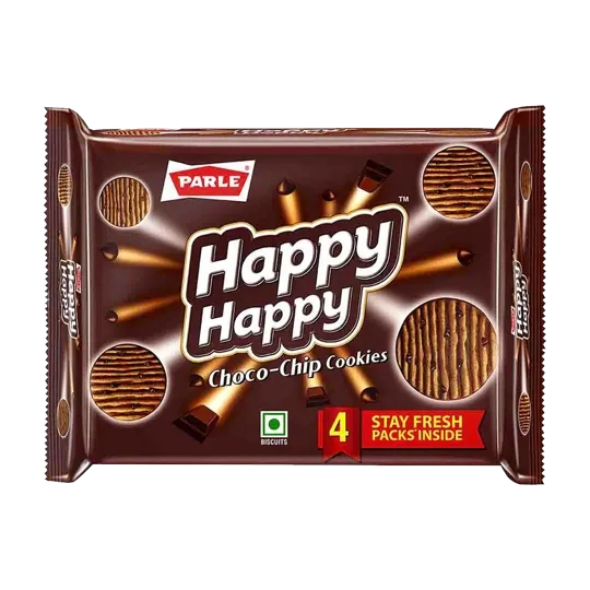 Parle Happy Happy Choco Chip Cookies 396g | Pack of 1