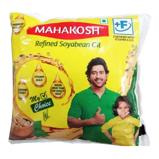 Mahakosh Refined Soyabean Oil Pouch - 375g