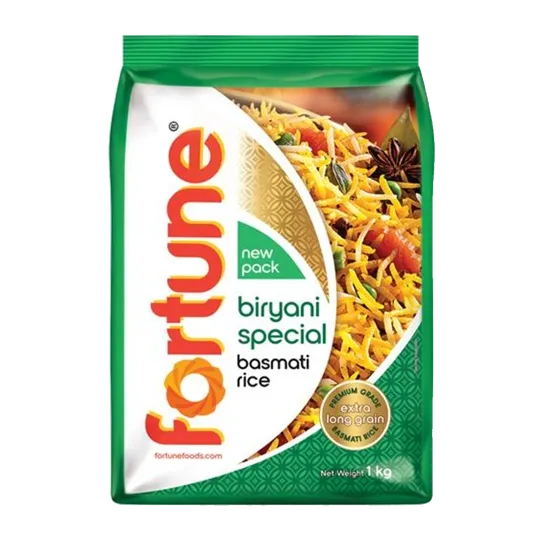 Fortune Biryani Special Basmati Rice Pouch - 1Kg