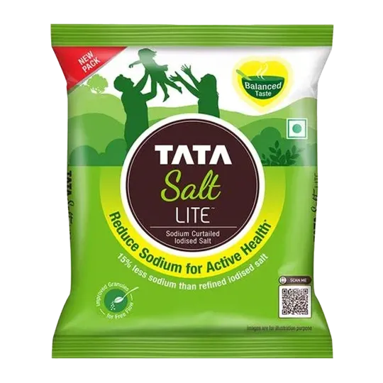 Tata Lite Low Sodium Iodised Salt - 1Kg