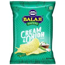 Balaji wafer Cream & Onion Flavour Chips 35g