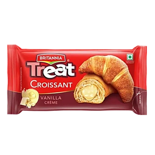 Britannia Treat Croissant Vanilla Creme | 45g | Pack of 1