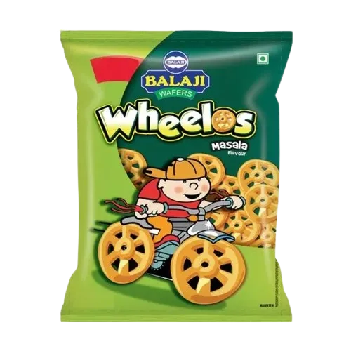 Balaji Wafers Masala Wheels | 45g | Pack of 1