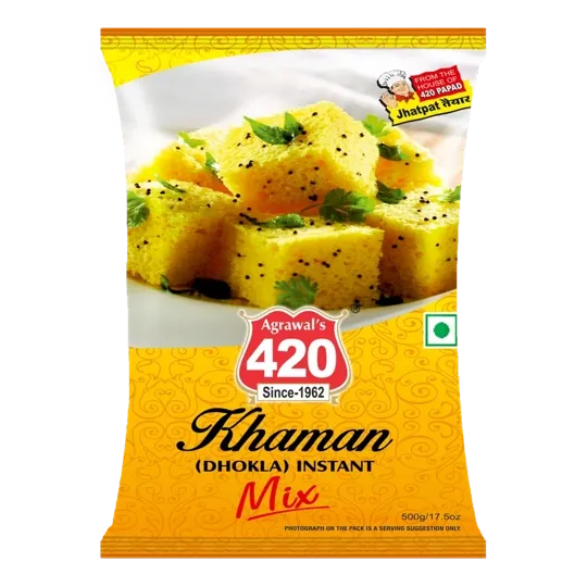 Agrawals 420 Khaman Dhokla Instant Mix 500g | Pack of 1