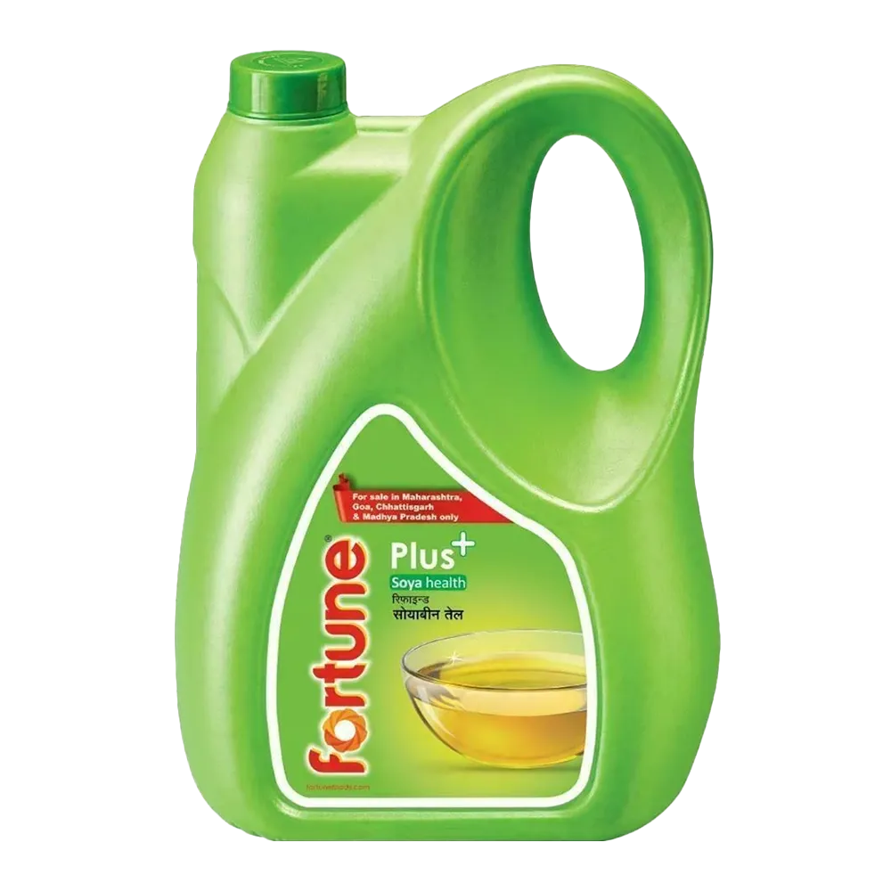Fortune Plus Soya Health Refined Soyabean Oil - 5 Ltr