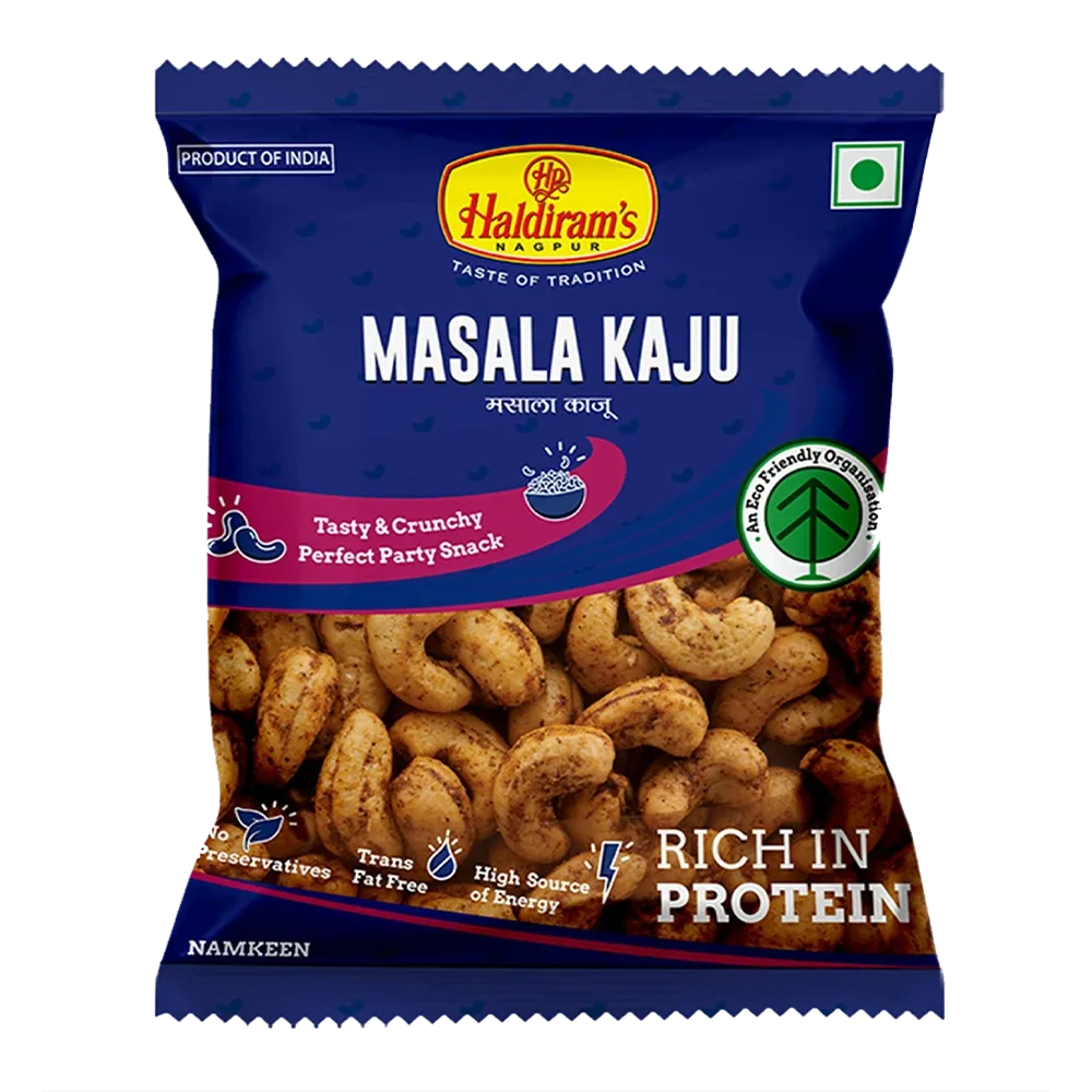 Haldirams Masala Kaju Namkeen 35g Pouch