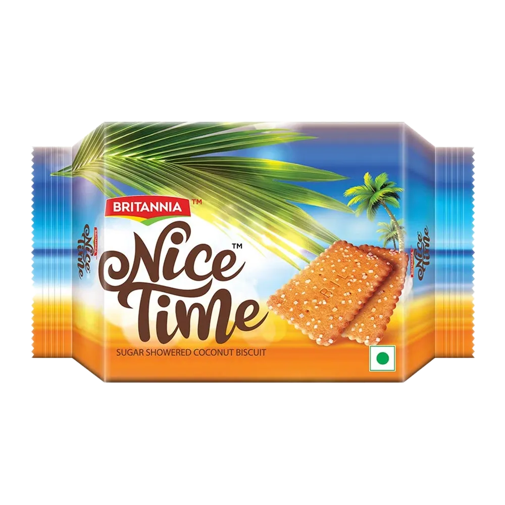 Britannia Nice Time Coconut Biscuit | 52.7g | Pack of 1