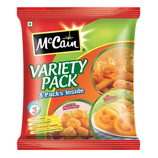 Mccain Variety Pack Chilli Garlic Potato Bites - 550 g