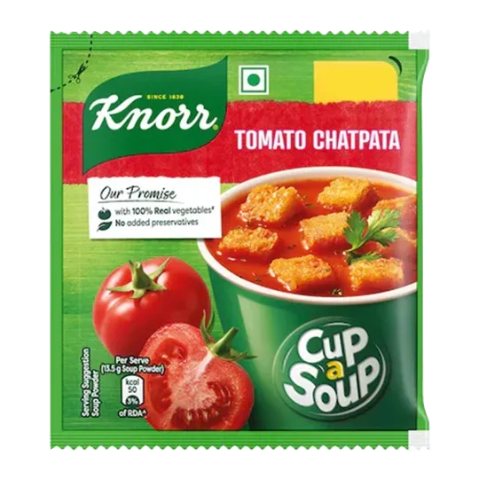 Knorr Tomato Chatpata Soup | 13.5g | Pack of 1
