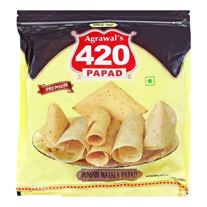 Agrawals 420 Punjabi Masala Papad 200g
