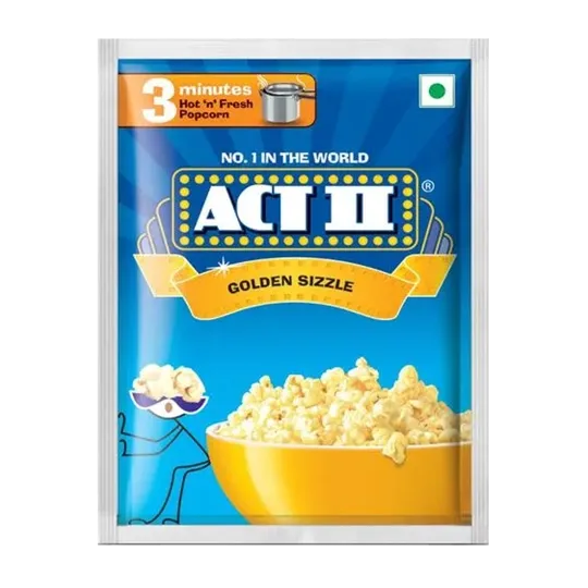 Act II Instant Golden Sizzle Popcorn | 35g | Pack of 1