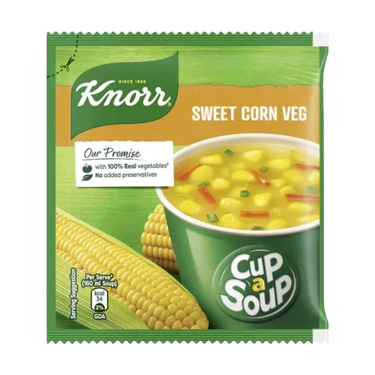 Knorr Sweet Corn Veg Soup | 9.5g | Pack of 1