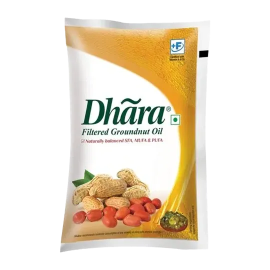 Dhara Filtered Groundnut Oil - 1L