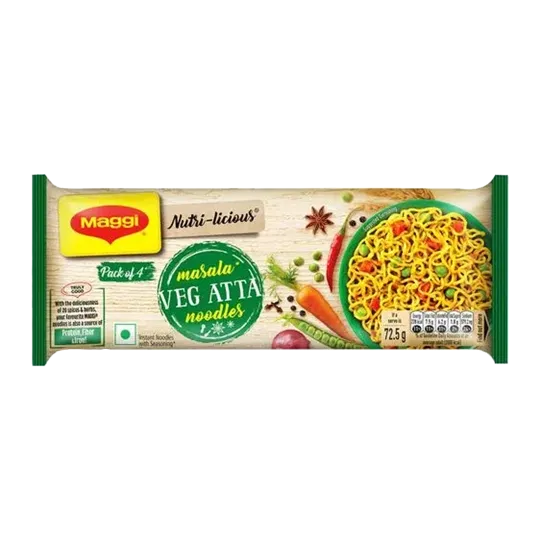 Maggi Masala Veg Atta Noodles | 290g | Pack of 1