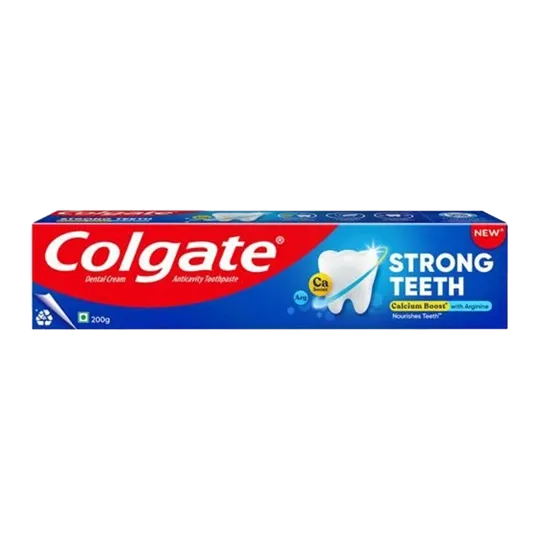 Colgate Dental Cream Strong Teeth Toothpaste | 200g | Pack of 1