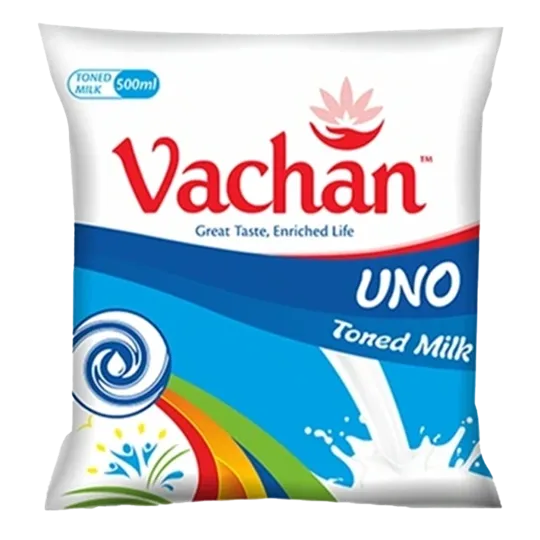 Vachan Uno Toned Milk - 500ml