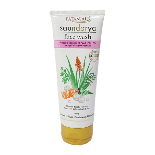 Patanjali Saundarya Face Wash | 60 g | Pack of 1