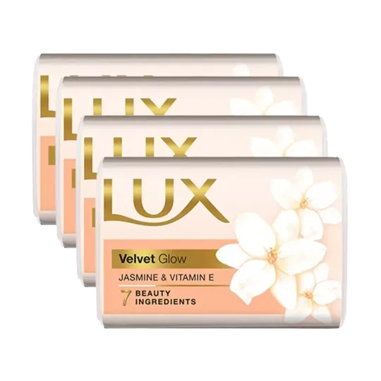 Lux Ultimate Glow Jasmine Vitamin C+E Soap | 100g x 4N | Pack of 4
