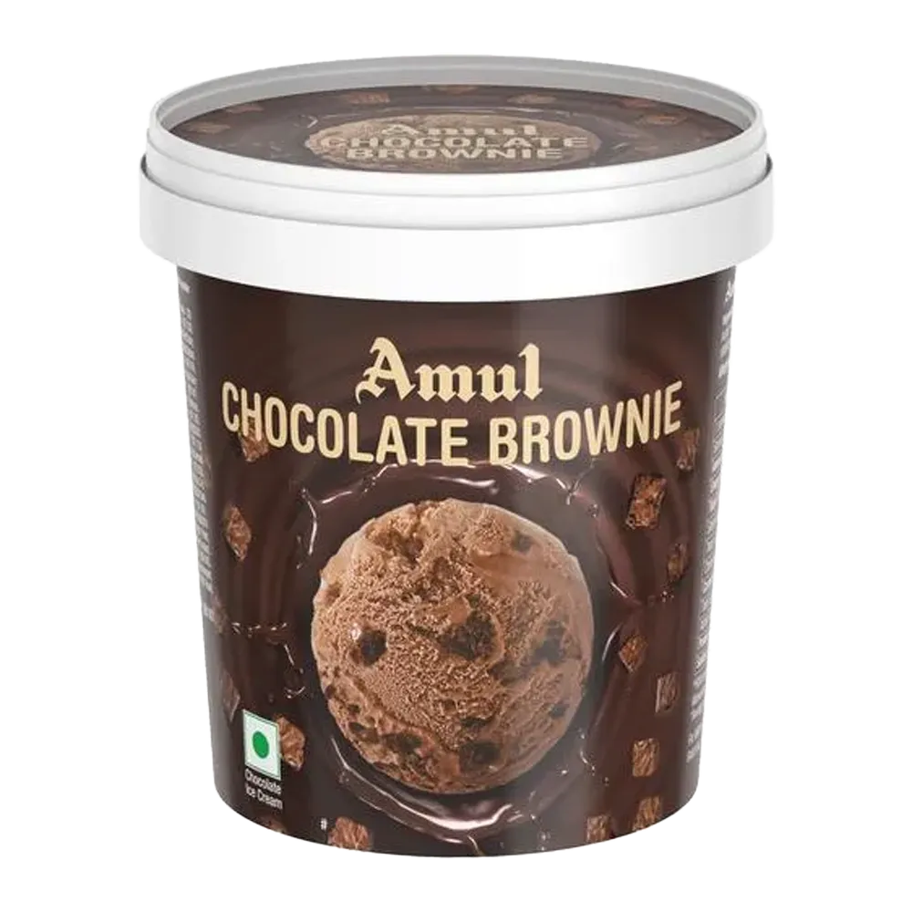 Amul Chocolate Brownie Ice Cream - 125ml