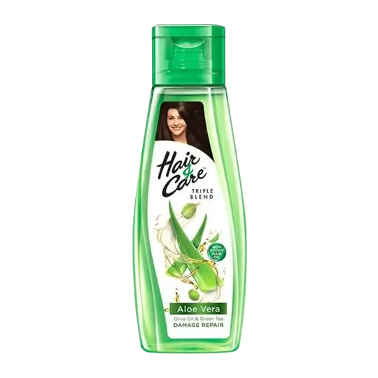 Hair & Care Non Sticky Hair Oil For Damage Repair Aloe Vera Olive Oil & Green Tea 200ml