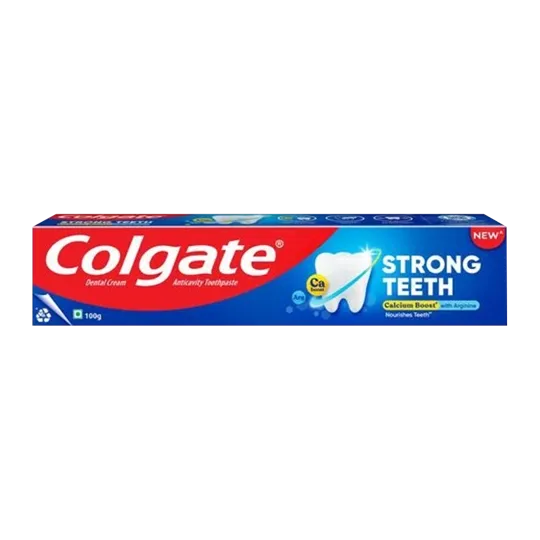 Colgate Strong Teeth Toothpaste (Free 15% Extra) 100g | Pack of 1
