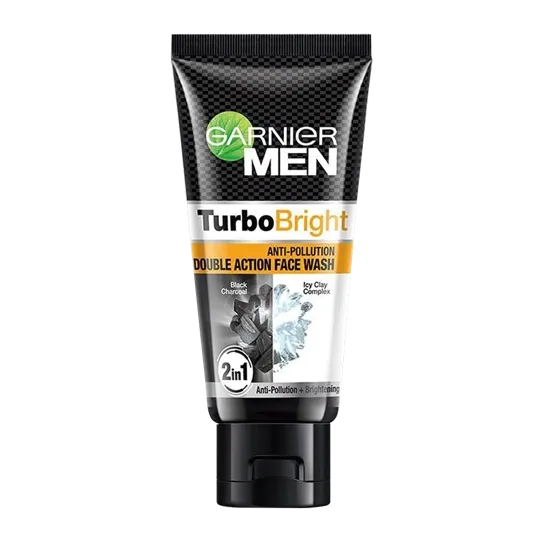 Garnier Men Turbo Bright Anti Pollution Face Wash 50g