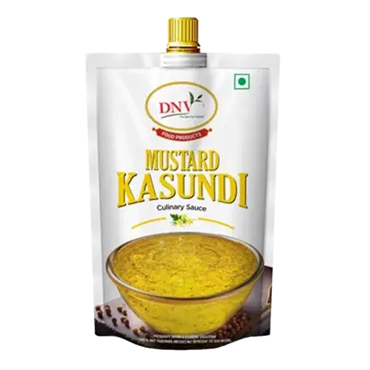 DNV Mustard Kasundi Spout Pouch | 81g | Pack of 1