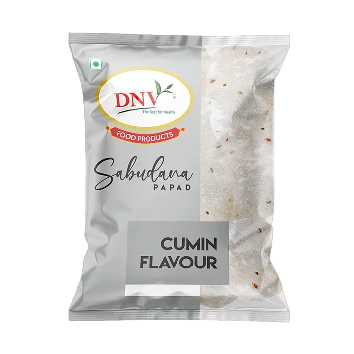 DNV Cumin Sabudana Papad | 70g | Pack of 1