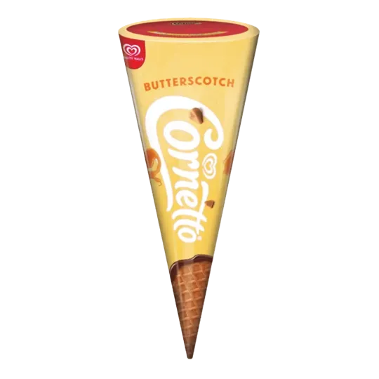 Kwality Wall's Butter Scotch Cone Ice-Cream - 27gm