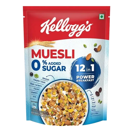Kellogg's Muesli 0% Added Sugar | 400g | Pack of 1