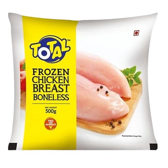 Total Boneless Frozen Chicken Breast - 500 g