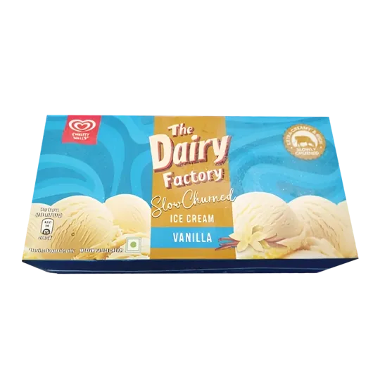 Kwality Walls The Dairy Factory Vanilla Ice Cream 700 ml
