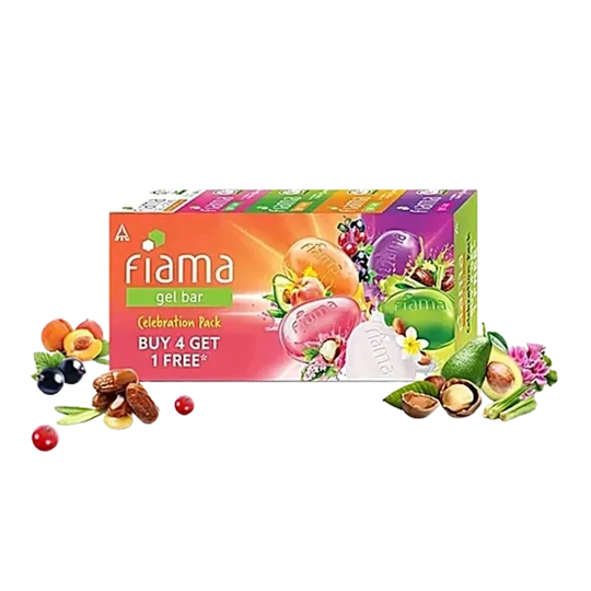 Fiama Gel Bar Celebration Pack - 125g x 5