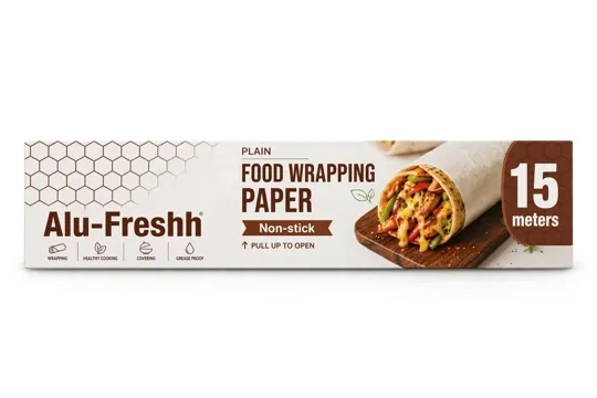 Alu Fresh Plain Food Wrapping Paper | Pack of 1