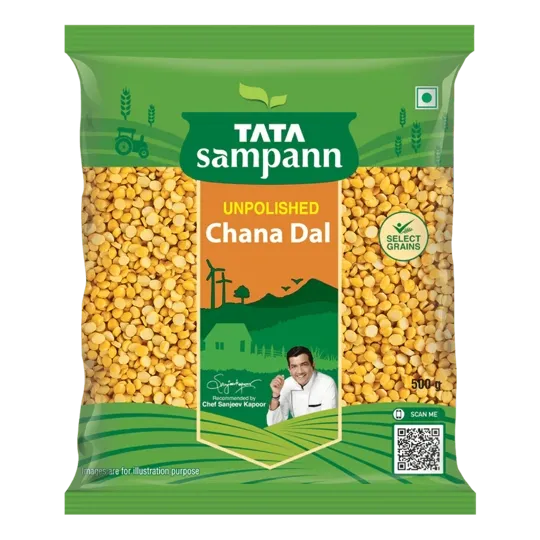 Tata Sampann Unpolished Chana Dal - 500g