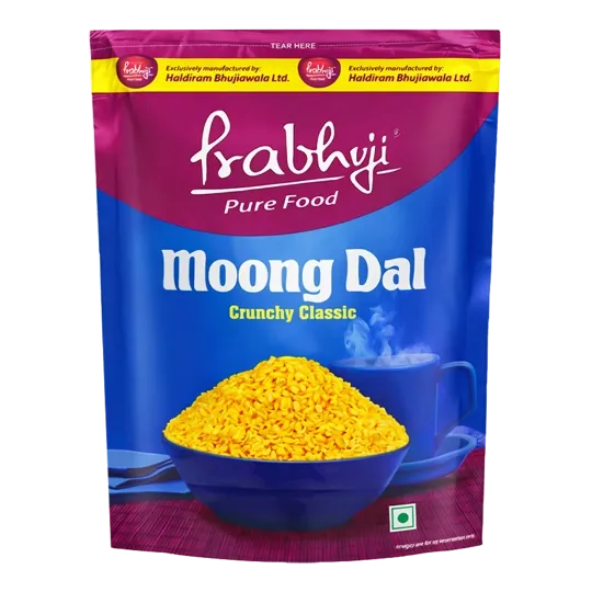 Haldiram's Prabhuji Crunchy Classic Moong Dal | 200g | Pack of 1