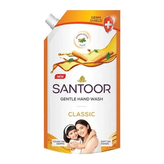 Santoor Classic Gentle Hand Wash 650ml