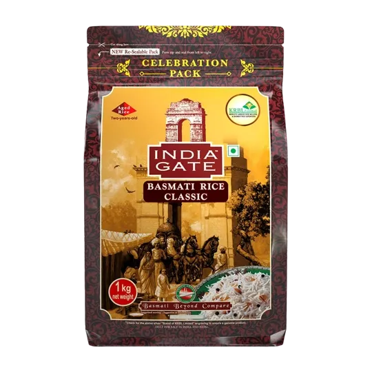 India Gate Classic Basmati Rice - 1Kg